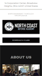 Mobile Screenshot of northcoastdefenseacademy.com
