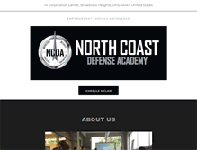 Tablet Screenshot of northcoastdefenseacademy.com